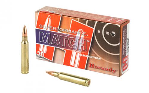 Hornady Superformance, 556NATO, 75 Grain, Boat Tail Hollow Point, Match, 20 Round Box 81264