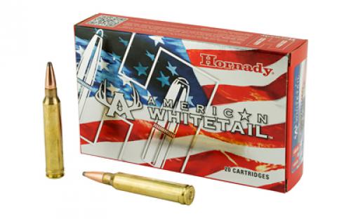 Hornady American Whitetail, 300 Win, 180 Grain, Soft Point, InterLock, 20 Round Box 82044
