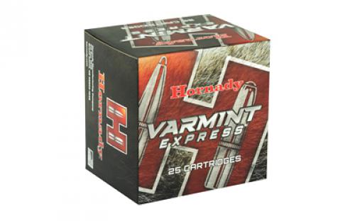 Hornady Varmint Express, 22 Hornet, 35 Grain, V-Max, 25 Round Box 8302
