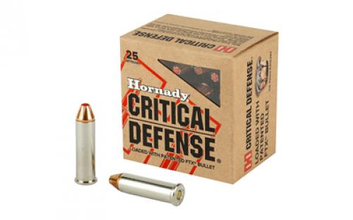 Hornady Critical Defense, 357MAG, 125 Grain, Flex Tip, 25 Round Box 90500