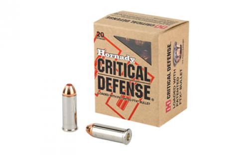 Hornady Critical Defense, 44 Special, 165 Grain, FTX, 20 Round Box 90700