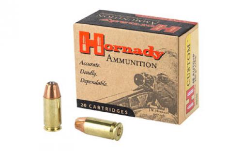 Hornady Custom, Self Defense, 45ACP, 230 Grain, XTP, +P, 20 Round Box 9096