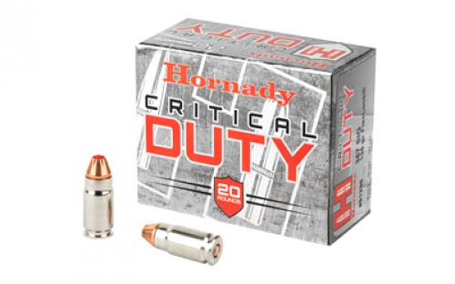 Hornady Critical Duty, 357 Sig, 135 Grain, FlexLock Duty, 20 Round Box 91296