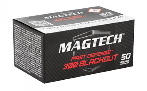 Magtech First Defense, 300 Blackout, 123 Grain, Full Metal Jacket, 50 Round Box 300BLKB