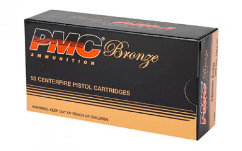 PMC Bronze Ammunition, 10MM, 200 Grain, Full Metal Jacket, 50 Round Box 10A