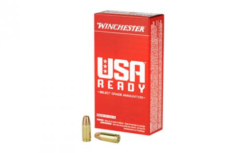 Winchester Ammunition USA Ready, 9MM, 115 Grain, Full Metal Jacket, 50 Round Box RED9