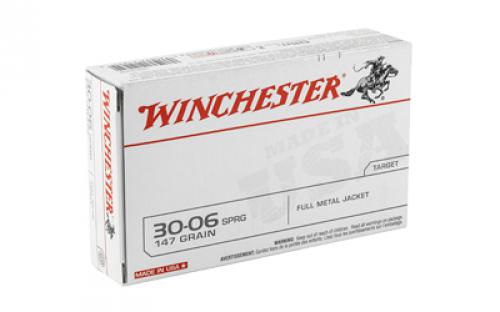 Winchester Ammunition USA, 30-06, 147 Grain, Full Metal Jacket, 20 Round Box USA3006