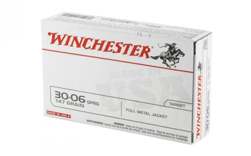 Winchester Ammunition USA, 30-06, 147 Grain, Full Metal Jacket, 20 Round Box USA3006