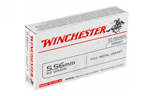 Winchester Ammunition USA, 556NATO, 62Gr, Full Metal Jacket, 20 Round Box USA5562