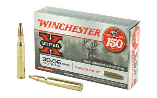 Winchester Ammunition Super-X, 30-06, 150 Grain, Power Point, 20 Round Box X30061