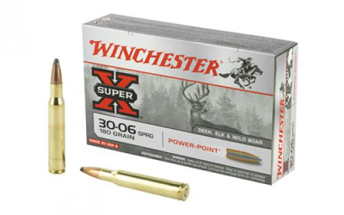 Winchester Ammunition Super-X, 30-06, 180 Grain, Power Point, 20 Round Box X30064
