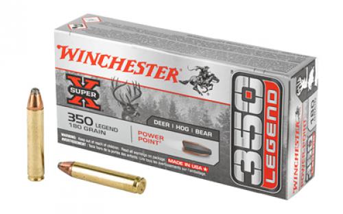 Winchester Ammunition Super-X, 350 Legend, 180 Grain, Power Point, 20 Round Box X3501