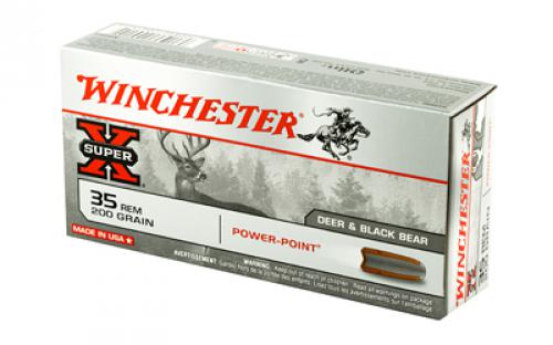 Winchester Ammunition Super-X, 35REM, 200 Grain, Power Point, 20 Round Box X35R1