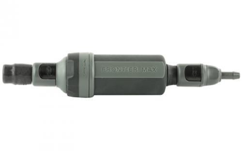 Aquamira Frontier Max, Filtration System, Includes Worldwide Filter, Black and Gray 67018