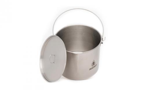 Pathfinder 120oz Bush Pot/Lid Set, Stainless Steel PF120BP-102