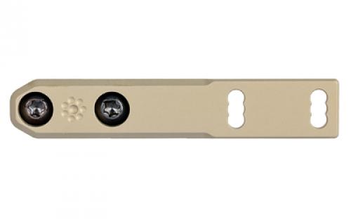 Arisaka Defense Light Mount, For SureFire Scout Light Weapon Lights, Fits MLOK, Anodized Finish, Tan ISM-M-TN