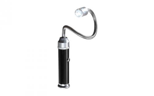 Real Avid Bore Light, Flashlight, Magnetic Base, LED Beam, 5" Flex Neck, Black and Red Finish AVBR101-B