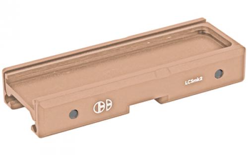Cloud Defensive LCS, Flat Dark Earth Aluminum, Proprietary Dual Cable Control Channels, Ambidextrous Tape Switch Mount, Fits Streamlight Pro-Tac Series Remote Tape Switch LCSMK2k FDE