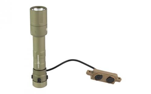 Cloud Defensive REIN Gen 2, Weaponlight, 71,000 Candela, 1100 Lumens, Accepts 18650 and CR123A Batteries, CLD Rein Gen 2 Complete Kit, Flat Dark Earth, Includes 18650 Battery REIN 2.0-DF-FDE