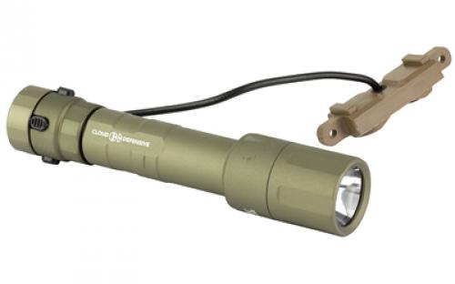 Cloud Defensive REIN Gen 2, Weaponlight, 71,000 Candela, 1100 Lumens, Accepts 18650 and CR123A Batteries, CLD Rein Gen 2 Complete Kit, Flat Dark Earth, Includes 18650 Battery REIN 2.0-DF-FDE