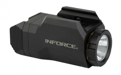 INFORCE Wild1, Multifunction Weaponlight, Fits 1913 Picatinny Rail or Universal Rail, Black, 500 Lumens for Two Hours, White LED, Constant/Momentary IF71000