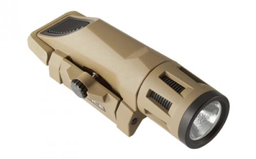 INFORCE WML-Weapon Mounted Light, Multifunction Weaponlight, Gen 2, Fits Picatinny, Flat Dark Earth, 400 Lumen for 1.5 Hours, White LED, Constant/Momentary/Strobe, Ability to Switch Between Momentary Only to Full Function Modes IF71002DE
