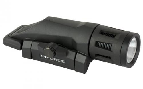 INFORCE WML-Weapon Mounted Light, White/IR Multifunction Weaponlight, Gen 2, Fits Picatinny, Black, 400 Lumen for 1.5 Hours, White LED, Secondary IR LED 100mW, 4 Hours, Constant/Momentary/Strobe, Strobe Disable IF71004