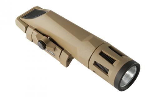INFORCE WMLx, Weaponlight, White/Infrared, Gen 2, Fits Picatinny, Flat Dark Earth, 700 Lumen for 2 Hours, White LED,  Secondary IR LED 400mW, 4 Hours, Primary White Light, Constant/Momentary/Strobe, Strobe Disable IF71005DE