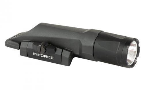 INFORCE WMLx, Weaponlight, Gen 3, Fits Picatinny, White/Infrared, Black, 1100 Lumen for 2 Hours, White LED, Secondary IR LED 400mW, 4 Hours, Primary White Light, Constant/Momentary/Strobe IF71014