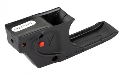 Viridian Weapon Technologies E-Series, Red Laser, Fits Glock 22/23/17/19, Black 912-0008