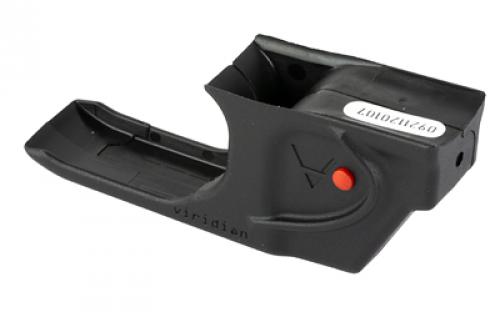 Viridian Weapon Technologies E-Series, Red Laser, Fits Glock 22/23/17/19, Black 912-0008
