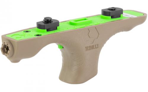 Viridian Weapon Technologies HS1 Hand Stop w/ Green Laser, M-LOK Mounting Retail Box, Flat Dark Earth 912-0037