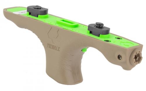 Viridian Weapon Technologies HS1 Hand Stop w/ Green Laser, M-LOK Mounting Retail Box, Flat Dark Earth 912-0037