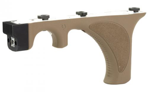 Viridian Weapon Technologies 4LUX Handstop with Light, M-LOK Mounting, Flat Dark Earth, 400 Lumens 912-0075