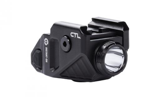 Viridian Weapon Technologies CTL Tactical Light, Universal Fit, Rechargeable Battery, 525 Lumens, Black 930-0025