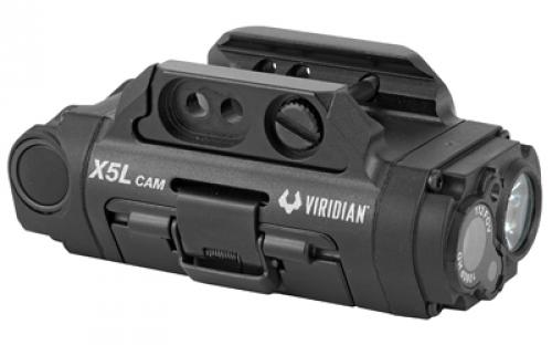 Viridian Weapon Technologies X5L Gen 3 Universal Mount Green Laser With Tactical Light (500 Lumens) and HD Camera, Features a 1080p Full-HD Digital Camera and Microphone, INSTANT-ON, Removable Rechargeable Battery, Micro USB Port for Charging and File Transfer, Waterproof, Black 990-0019