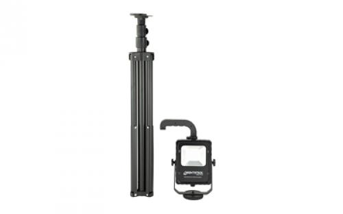 Nightstick NSR-1514C, Rechargeable LED Scene Light Kit, 1,000 Lumens, Black, 4 Hours of Runtime, IP-67 Dustproof/Waterproof, 3.5 Hours of Charge Time NSR-1514C