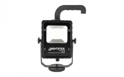 Nightstick NSR-1514, Rechargeable LED Scene Light w/Magnetic Base, 1,000 Lumens, Black, 4 Hours of Runtime, IP-67 Dustproof/Waterproof, 3.5 Hours of Charge Time NSR-1514