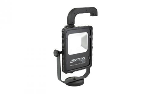 Nightstick NSR-1514, Rechargeable LED Scene Light w/Magnetic Base, 1,000 Lumens, Black, 4 Hours of Runtime, IP-67 Dustproof/Waterproof, 3.5 Hours of Charge Time NSR-1514