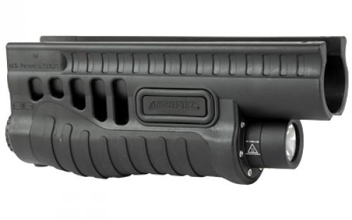 Nightstick SFL-11GL, Nightstick Flashlight/Laser Combo, Green Laser, Fits Mossberg 500/590/Shockwave, Black, Includes 2 CR123A SFL-11GL