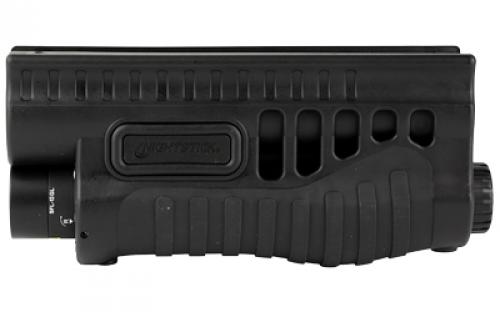Nightstick SFL-13GL, Nightstick FlashLight/Laser Combo, Green Laser, Fits Remington 870/Tac-14, Black, Includes 2 CR123A SFL-13GL