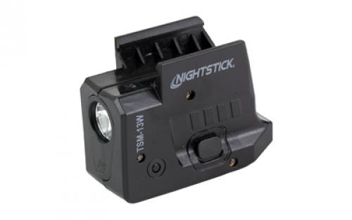 Nightstick TSM-13W, Subcompact Tactical Weapon-Mounted Light, Fits Sig P365/XL/X, 150 Lumens, Black, Rechargeable Battery TSM-13W