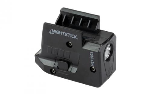 Nightstick TSM-13W, Subcompact Tactical Weapon-Mounted Light, Fits Sig P365/XL/X, 150 Lumens, Black, Rechargeable Battery TSM-13W