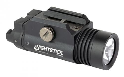 Nightstick TWM-30, Tactical Weapon-Mounted Light, 1,200 Lumens, 9,379 Candela, Black, 1.75 Hours of Runtime, IP-X7 Waterproof TWM-30