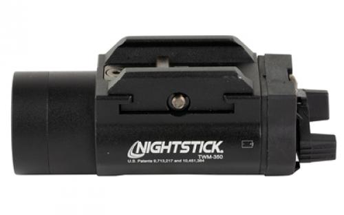 Nightstick TWM-350, Tactical Weapon-Mounted Light, 350 Lumens, 12,000 Candela, Black, 2.5 Hours of Runtime, IP-X7 Waterproof TWM-350