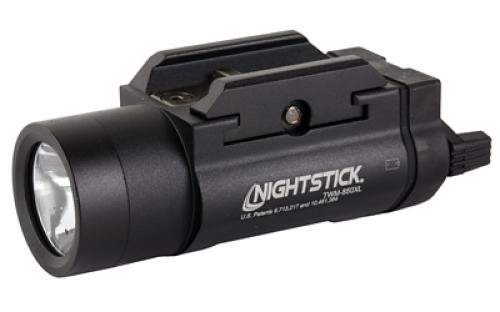 Nightstick TWM-850XL, Tactical Weapon-Mounted Light, 850 Lumens, 15,000 Candela, Black, 1.75 Hours of Runtime, IP-X7 Waterproof TWM-850XL