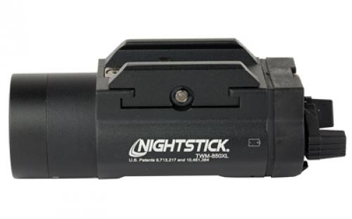 Nightstick TWM-850XL, Tactical Weapon-Mounted Light, 850 Lumens, 15,000 Candela, Black, 1.75 Hours of Runtime, IP-X7 Waterproof TWM-850XL