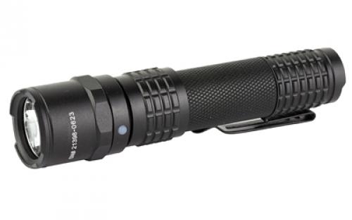 Nightstick USB-320, Rechargeable EDC Flashlight, 320 Lumens, 3,100 Candela, Black, 1.5 Hours of Runtime, IP-X7 Waterproof USB-320