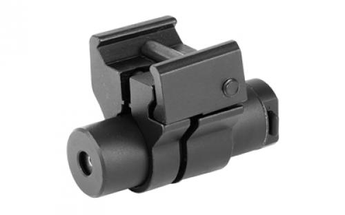 NCSTAR Compact Red Laser, Black, Mounts to Most Weaver Style/ Picatinny Rails, Fully Adjustable for Windage and Elevation, Side to Side Toggle On/Off, Uses (2) LR44 Batteries (Included) ACPRLS