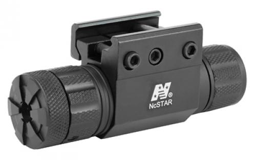 NCSTAR Compact Green Laser with Weaver Mount, Fits Picatinny/Weaver Rail, Black APRLSMG